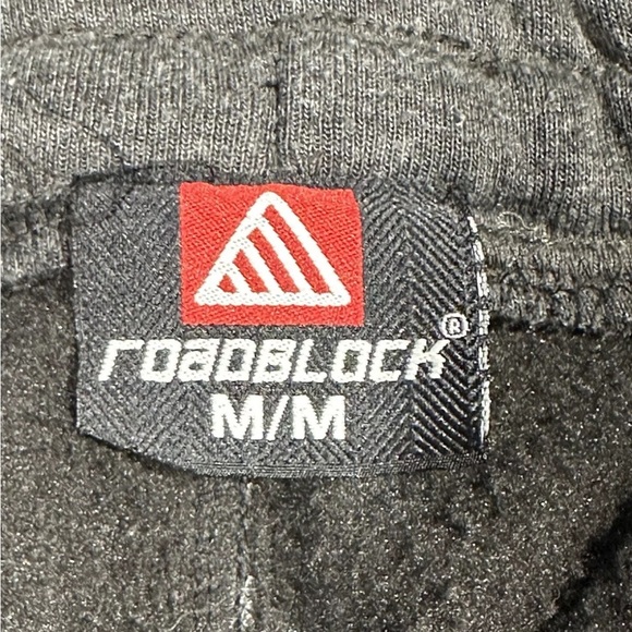 Roadblock Sweat Type Cargo Shorts Polyester Pockets Gray Mens Sz M/M Gym Casual - Picture 4 of 14